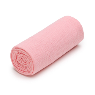 T-tomi prémium minőségű BIO muszlin textil fürdőlepedő, Rózsaszín