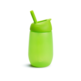 Munchkin Simple Clean itatópohár szétnyitható szívószállal 12hó, 296ml, zöld