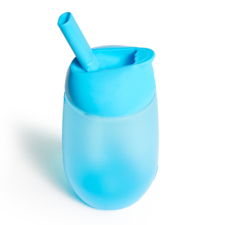 Munchkin Simple Clean itatópohár szétnyitható szívószállal 12hó, 296ml, kék