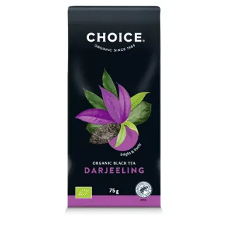 CHOICE Darjeeling szálas bio fekete tea, 75g