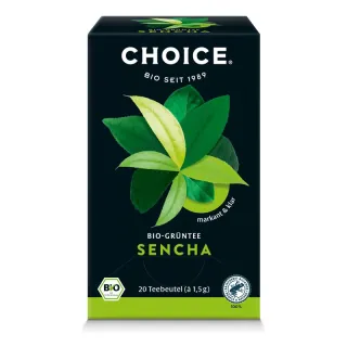 CHOICE Sencha bio zöld tea, 20db filter, 30g
