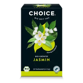 CHOICE Jázmin bio zöld tea, 20db filter, 30g