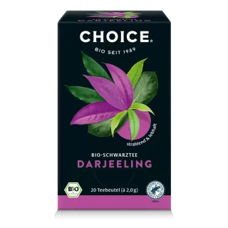 CHOICE Darjeeling bio fekete tea, 20db filter, 40g