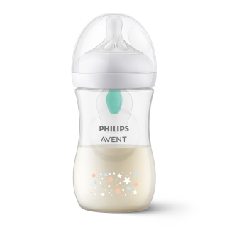 Philips AVENT SCY673/82 Natural Response cumisüveg AirFree 260ml, 1hó+ medve