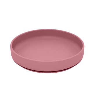 Petite&Mars TAKE&MATCH Szilikon tányér tapadókoronggal, rózsaszín