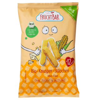 Fruchtbar Bio Extrudált kukorica snack sajttal 12hó+ 30g