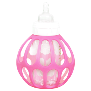 BANZ Bottle Ball cumisüvegtartó labda és játék, Rózsaszín