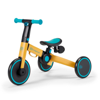 Kinderkraft 4TRIKE összecsukható tricikli/futóbicikli, Primrose yellow