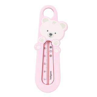 BabyOno fürdővíz hőmérő, maci, rózsaszín