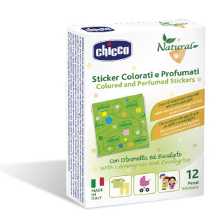 Chicco Natural Stickers illatosított színes tapaszok 12db