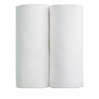 T-tomi Exclusive Collection luxus tetra textil fürdőlepedő, fehér, 2db