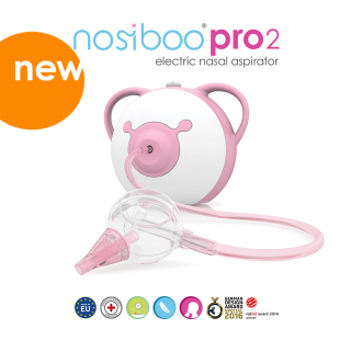 Nosiboo PRO2 elektromos orrszívó, rózsaszín